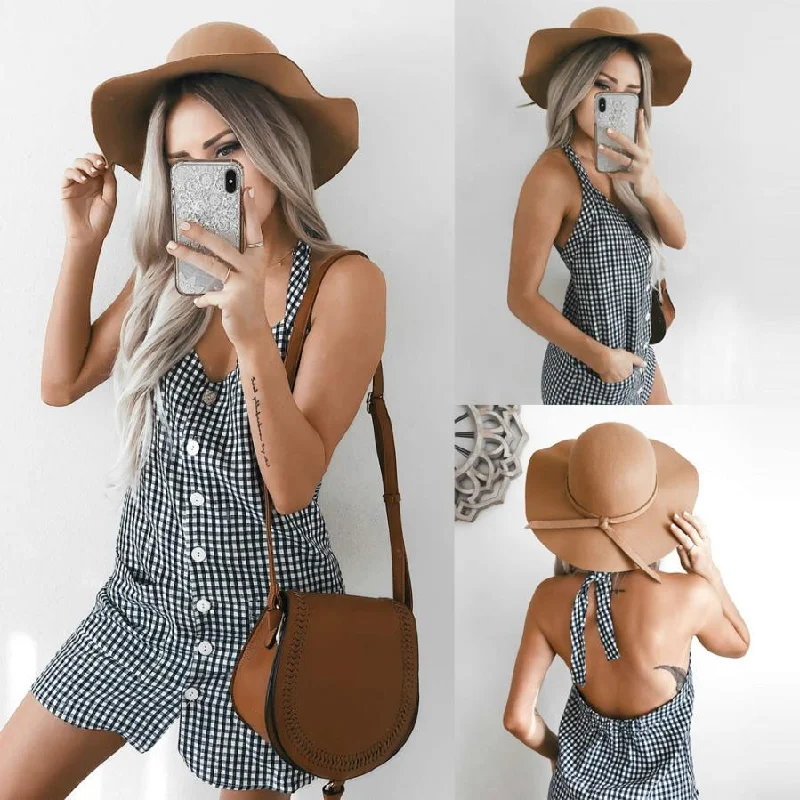 dress fashion Womens Holiday Lattice Ladies Summer Beach Plaid Buttons Party Sleeveless Mini dress women 2022MA27 Casual Mini Dress with Pockets dress fashion Womens Holiday Lattice Ladies Summer Beach Plaid Buttons Party Sleeveless Mini dress women 2022MA27 Casual Mini Dress with Pockets