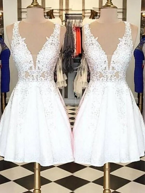 Bridelily A-Line Sleeveless Bateau Lace With Applique Short/Mini Dresses Casual V-Neck Mini Dress Bridelily A-Line Sleeveless Bateau Lace With Applique Short/Mini Dresses Casual V-Neck Mini Dress