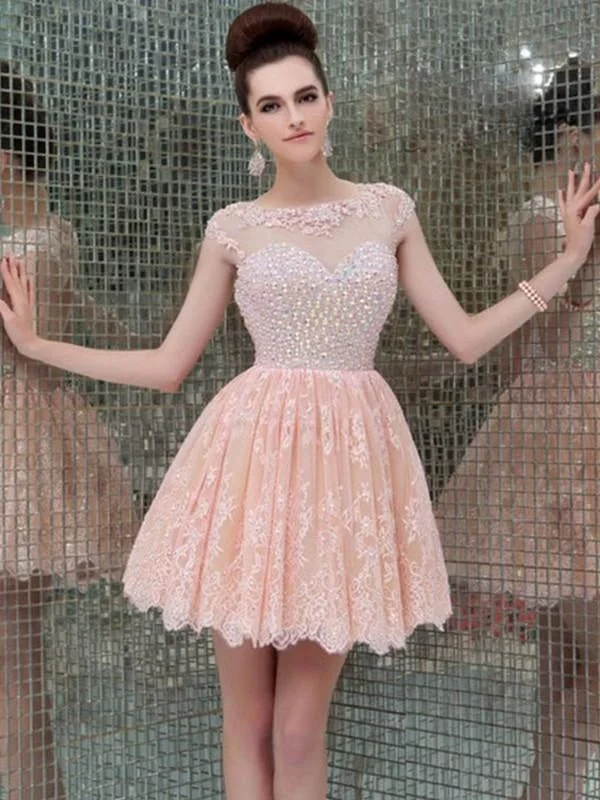 Bridelily A-Line Sleeveless Scoop Lace With Beading Short/Mini Dresses Fashionable Denim Mini Dress Bridelily A-Line Sleeveless Scoop Lace With Beading Short/Mini Dresses Fashionable Denim Mini Dress