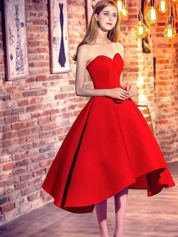 Bridelily A-Line Sleeveless Sweetheart Satin Short/Mini Dresses Cozy Satin Mini Dress Bridelily A-Line Sleeveless Sweetheart Satin Short/Mini Dresses Cozy Satin Mini Dress