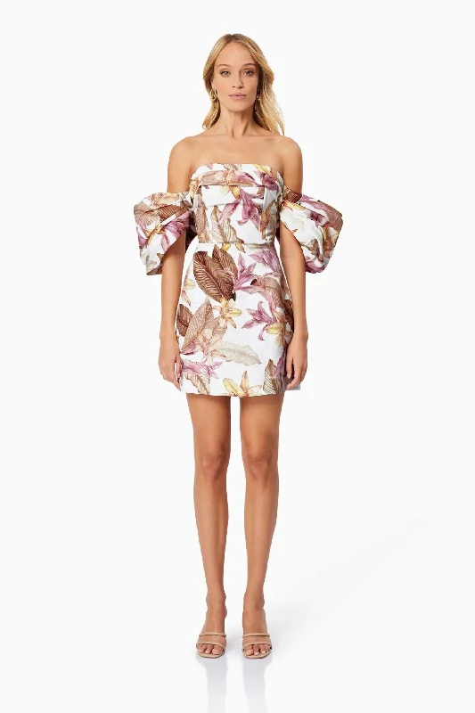 Meadow Mini Dress - Multi Comfortable Linen Mini Dress