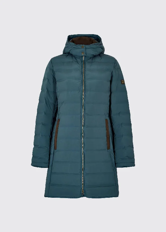 Ballybrophy Quilted Jacket - Steel Fleece Jacket Down Jacket Parka