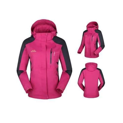 M-5XL Womens Outdoor Waterproof Windproof Detachable Hooded Climbing Jackets Denim Jacket Leather Jacket Suede Jacket M-5XL Womens Outdoor Waterproof Windproof Detachable Hooded Climbing Jackets Denim Jacket Leather Jacket Suede Jacket
