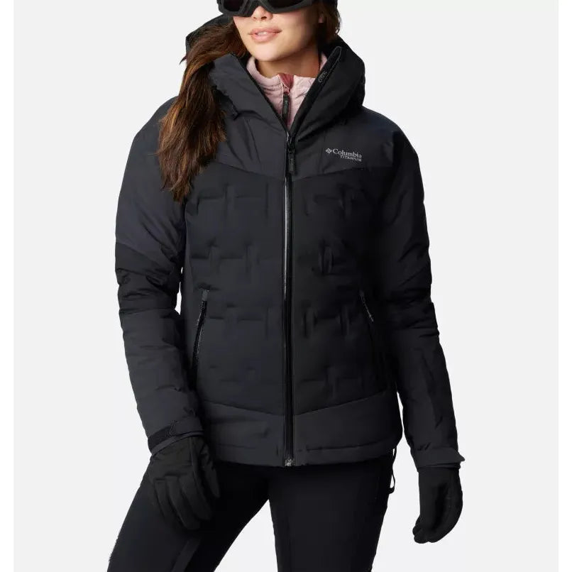 Columbia W Wildcard III Down Jacket Nylon Fabric Polyester Fabric Spandex Fabric