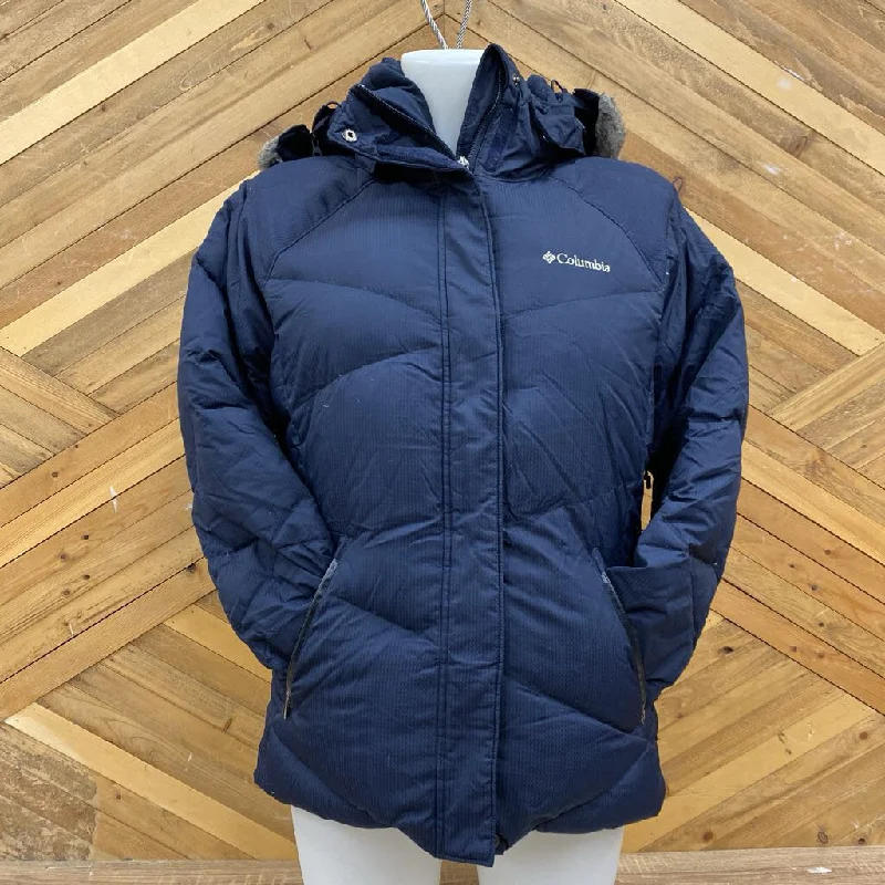 Columbia - Women's Omni-Heat Down Winter Jacket - MSRP comp $325: Navy-women-MD Hoodie Zip-Up Jacket Button-Up Jacket Columbia - Women's Omni-Heat Down Winter Jacket - MSRP comp $325: Navy-women-MD Hoodie Zip-Up Jacket Button-Up Jacket