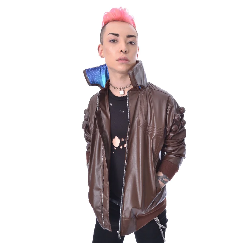 CRASH JACKET - BROWN Fleece Jacket Down Jacket Parka