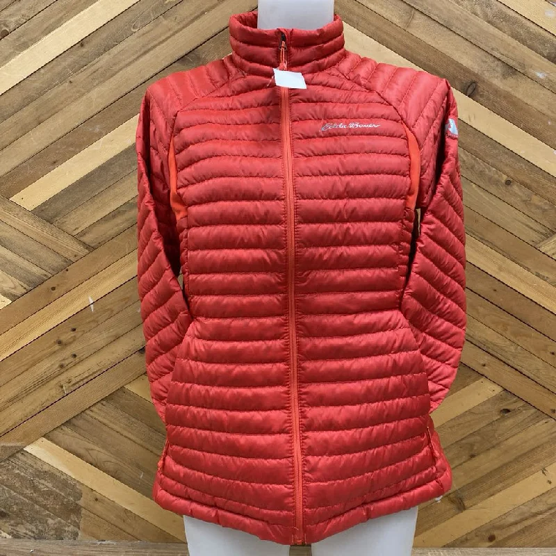 Eddie Bauer- Puffer Jacket- MSRP $165: Red-women-MD A-Line Jacket Boat Neck Shawl Collar Eddie Bauer- Puffer Jacket- MSRP $165: Red-women-MD A-Line Jacket Boat Neck Shawl Collar