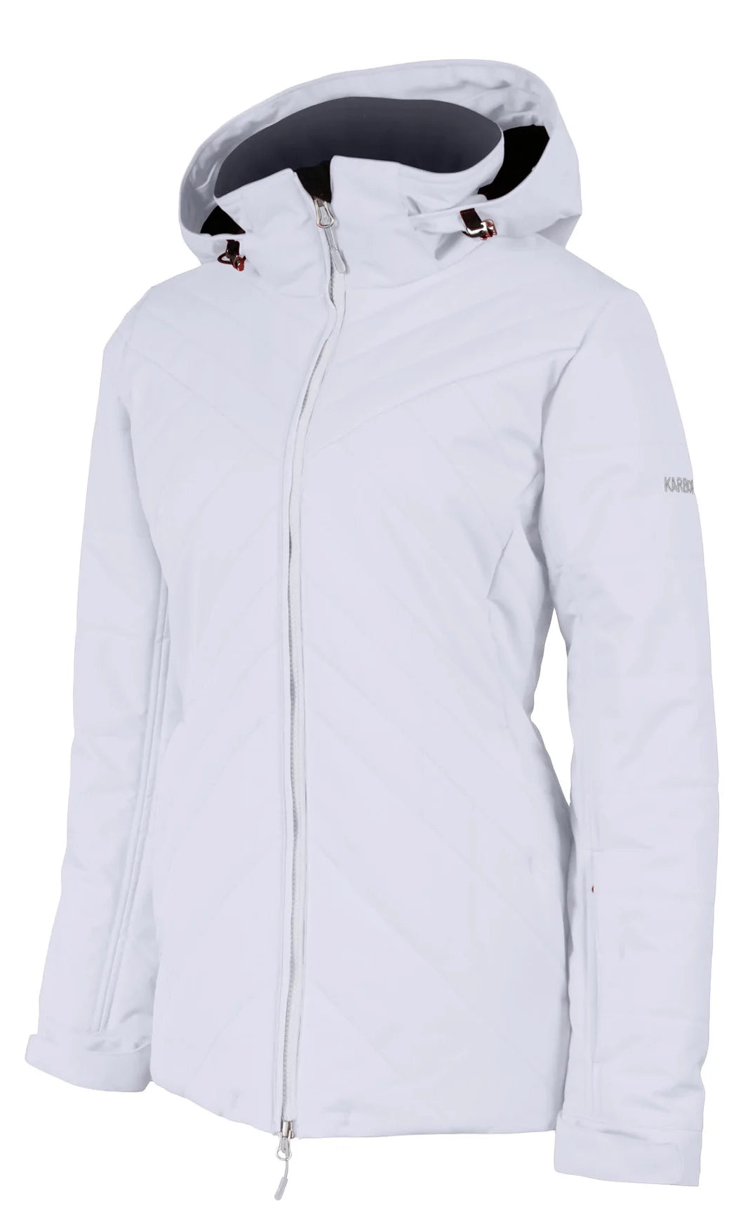 Karbon Beam Womens Jacket Arctic White Print Jacket Jacquard Jacket Embroidered Jacket Karbon Beam Womens Jacket Arctic White Print Jacket Jacquard Jacket Embroidered Jacket