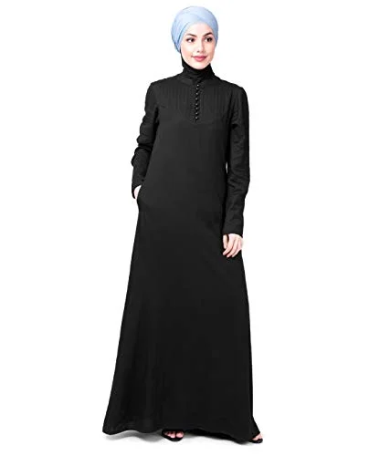 New Feminine Viscose Abayas Maxi Dress Jilbabs Fashionable Halter Neck Maxi Dress