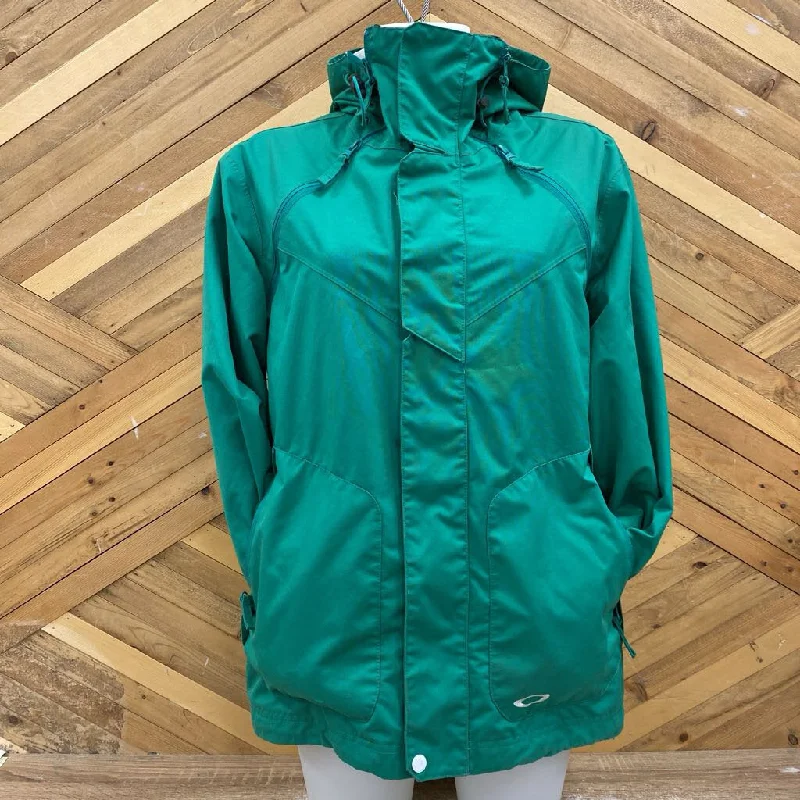 Oakley - Winter Ski Shell Jacket - MSRP $325: Green-women-SM Elasticated Jacket Padded Jacket Insulated Jacket Oakley - Winter Ski Shell Jacket - MSRP $325: Green-women-SM Elasticated Jacket Padded Jacket Insulated Jacket