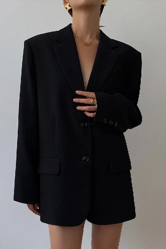 Retro Elegant Suit Jacket Wool Fabric Cashmere Fabric Tweed Fabric