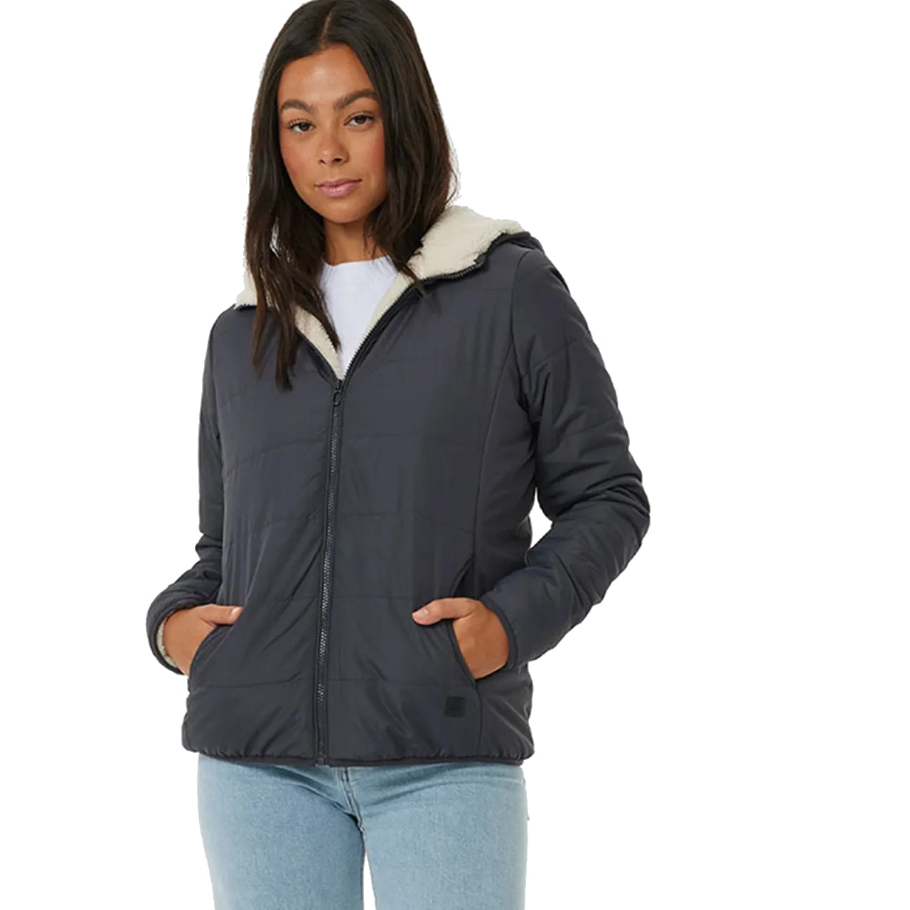 Rip Curl Anti-Series Anoeta Jacket A-Line Jacket Boat Neck Shawl Collar