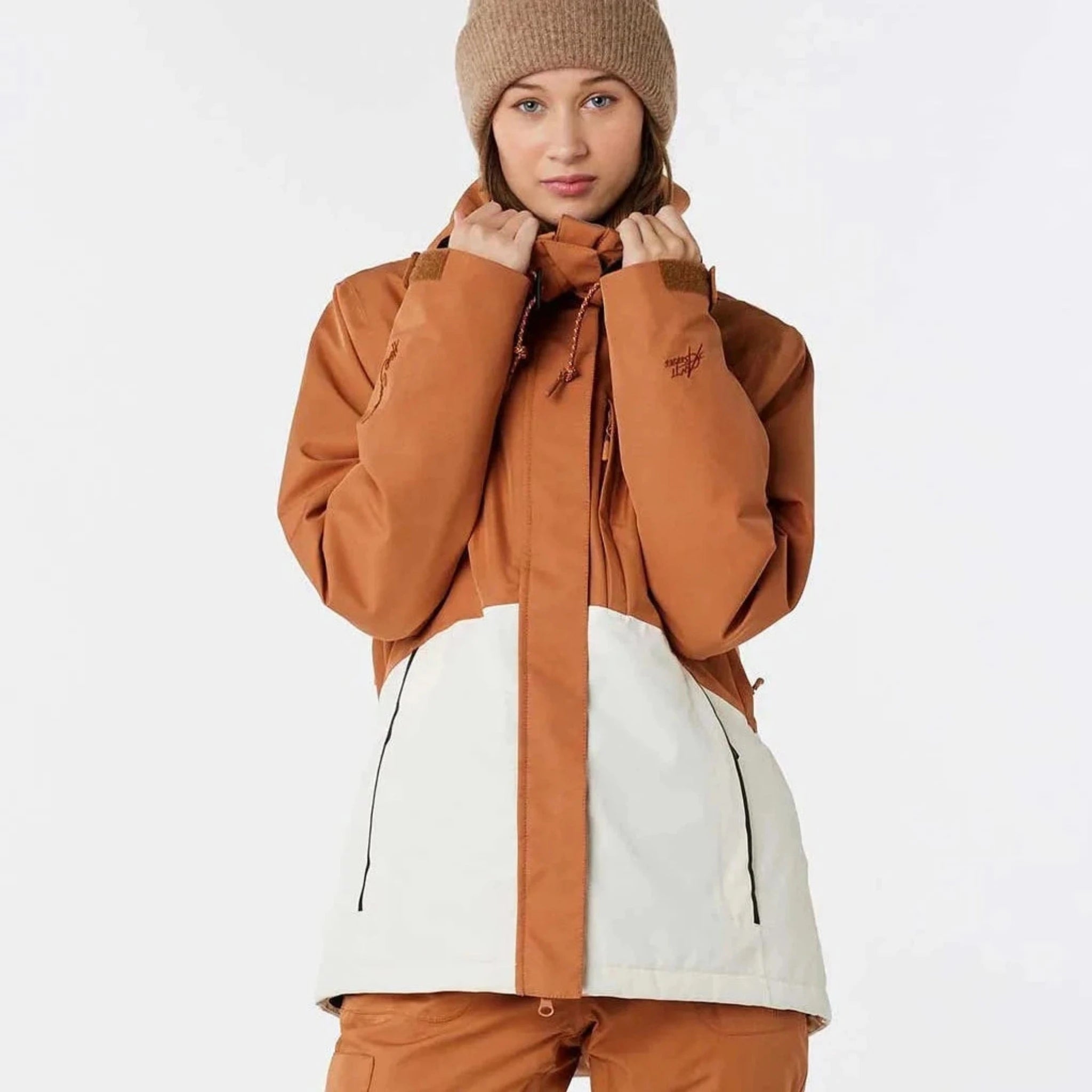 Rip Curl Women's Core Apres Snow Jacket - Light Brown Corduroy Jacket Velvet Jacket Brocade Jacket Rip Curl Women's Core Apres Snow Jacket - Light Brown Corduroy Jacket Velvet Jacket Brocade Jacket
