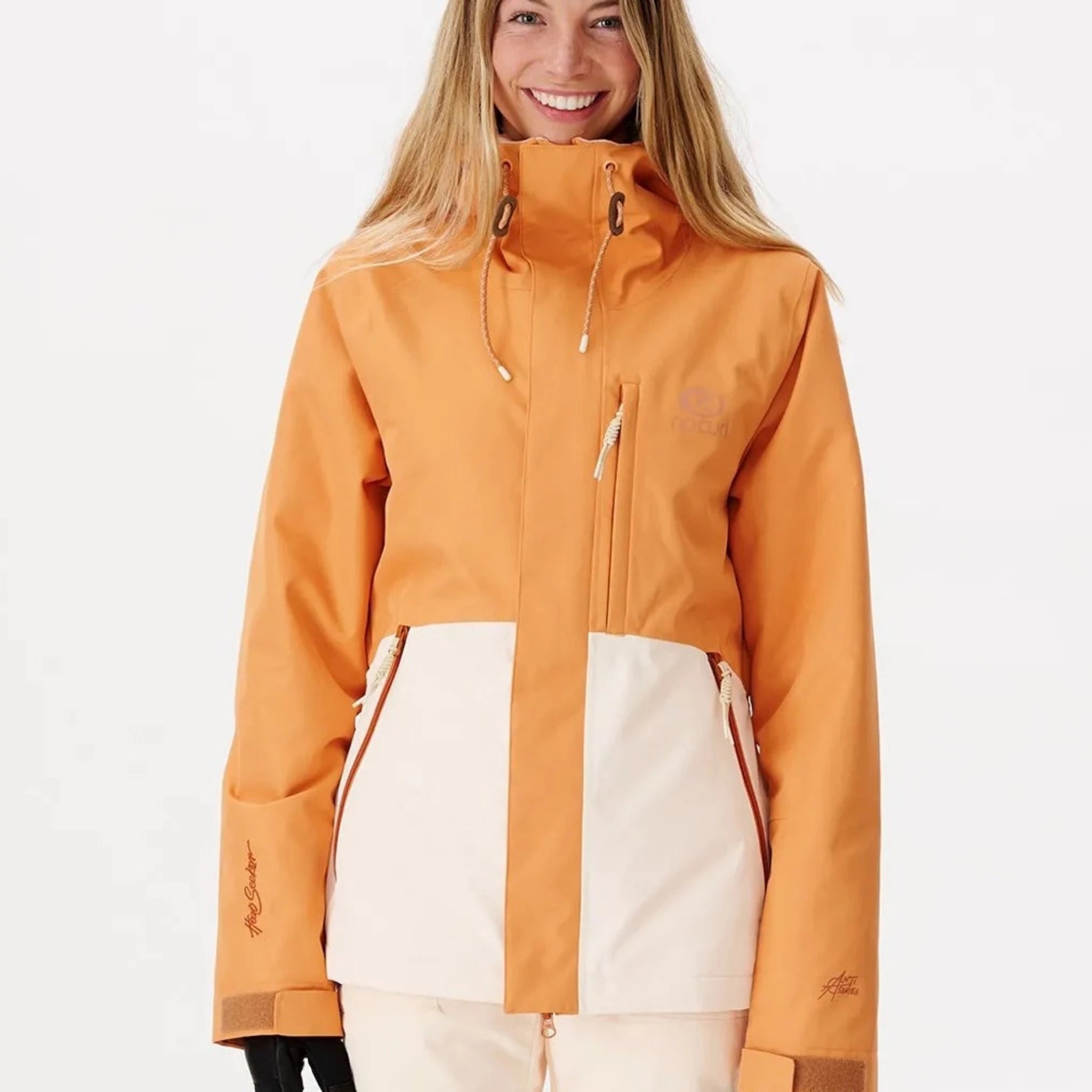 Rip Curl Women's Core Apres Snow Jacket - Clay Boat Neck Shawl Collar Notched Collar Rip Curl Women's Core Apres Snow Jacket - Clay Boat Neck Shawl Collar Notched Collar