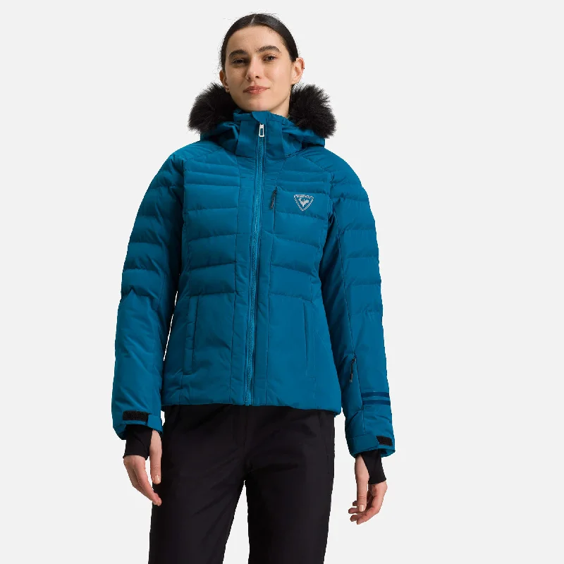 Rossignol W Rapide Pearly Jacket Denim Jacket Leather Jacket Suede Jacket