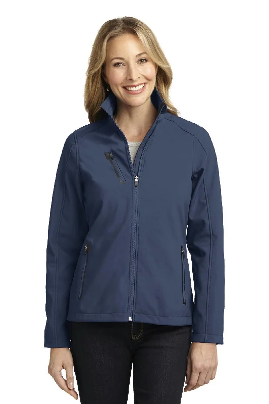 Port Authority Ladies Welded Soft Shell Jacket. L324 Front Pockets Side Pockets Patch Pockets Port Authority Ladies Welded Soft Shell Jacket. L324 Front Pockets Side Pockets Patch Pockets