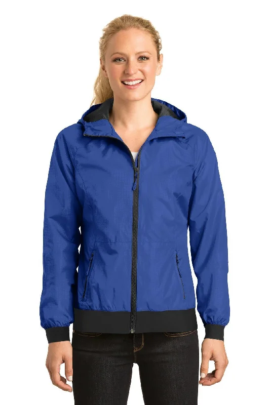 Sport-Tek Ladies Embossed Hooded Wind Jacket. LST53 Hooded Jacket Caped Jacket Shawl Collar Jacket Sport-Tek Ladies Embossed Hooded Wind Jacket. LST53 Hooded Jacket Caped Jacket Shawl Collar Jacket