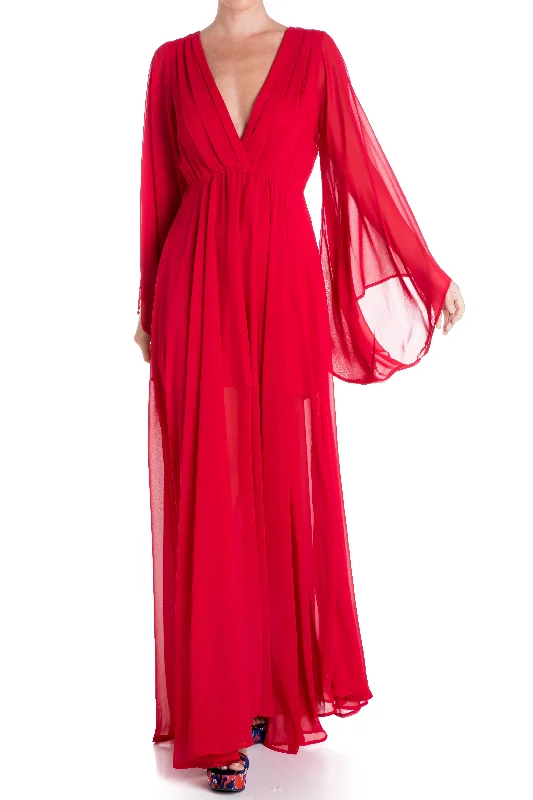 Sunset Maxi Dress Trendy Maxi Dress with Bow