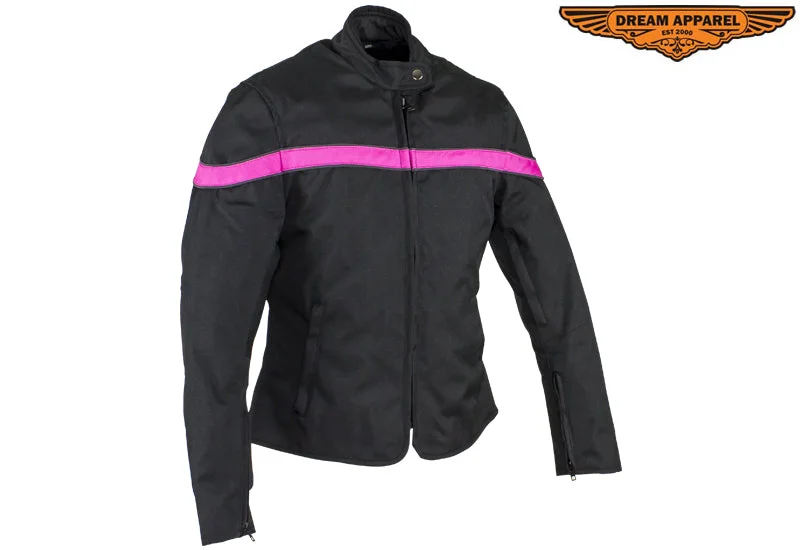 Women’s Hot Pink Racing Textile Motorcycle Jacket Print Jacket Jacquard Jacket Embroidered Jacket Women’s Hot Pink Racing Textile Motorcycle Jacket Print Jacket Jacquard Jacket Embroidered Jacket