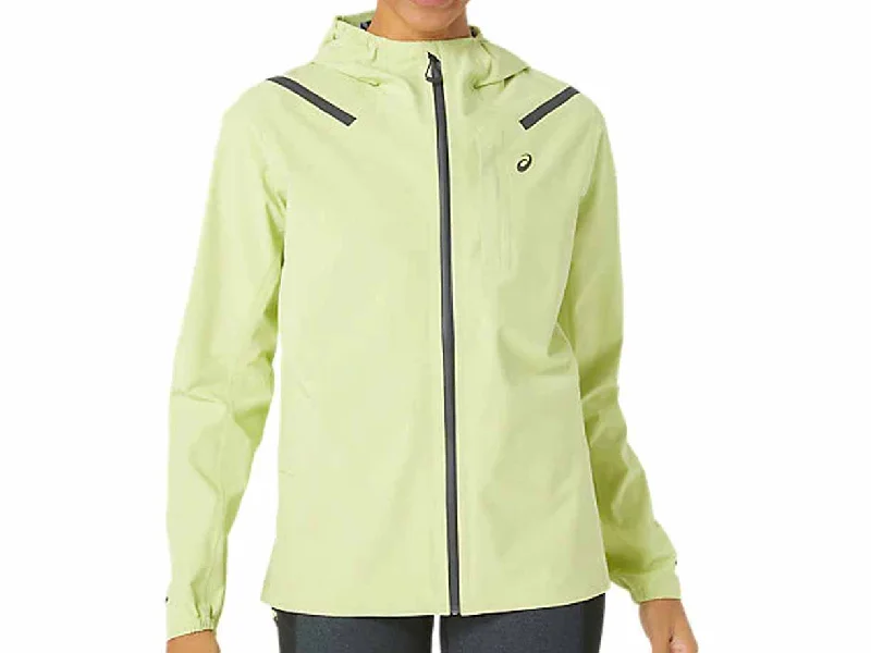 Women's ASICS Accelerate Waterproof 2.0 Jacket - 2012C219.750 Nylon Fabric Polyester Fabric Spandex Fabric Women's ASICS Accelerate Waterproof 2.0 Jacket - 2012C219.750 Nylon Fabric Polyester Fabric Spandex Fabric