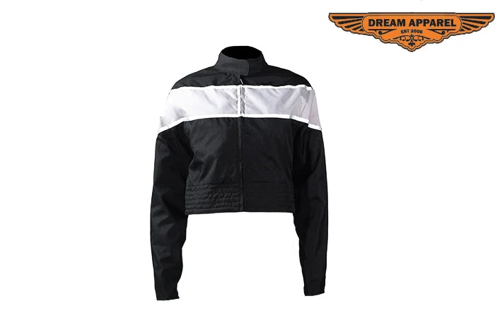 Women's Black Lightweight Textile Jacket W/ White Stripe Wool Jacket Cashmere Jacket Tweed Jacket Women's Black Lightweight Textile Jacket W/ White Stripe Wool Jacket Cashmere Jacket Tweed Jacket