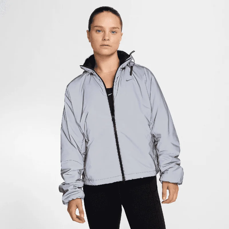 WOMEN'S REFL RUNNING JACKET - 011 BLACK/SILVER Chenille Jacket Brocade Jacket Lace Jacket WOMEN'S REFL RUNNING JACKET - 011 BLACK/SILVER Chenille Jacket Brocade Jacket Lace Jacket