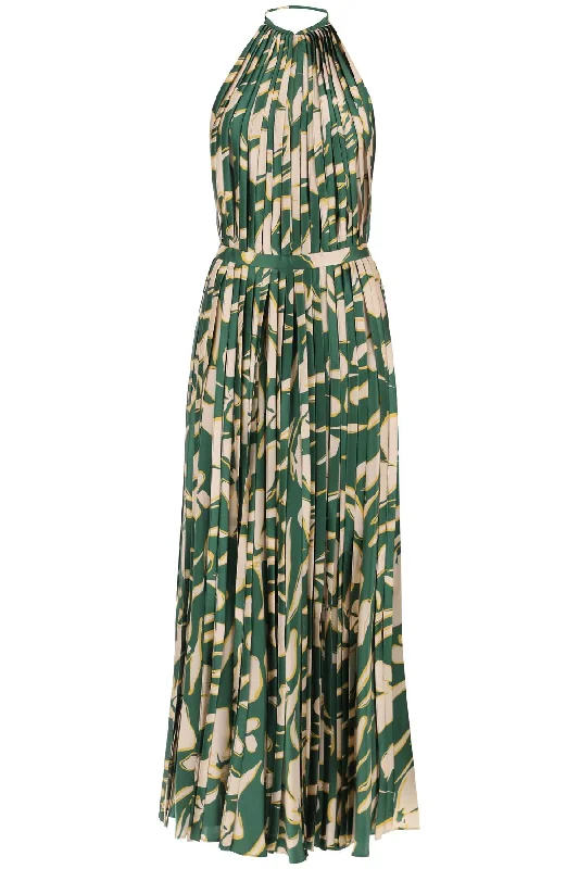 Giorgia Fringed Maxi Dress  - Green Chic Summer Maxi Dress