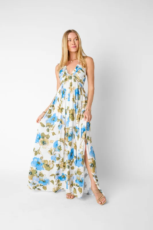 Headlines Maxi Dress Stylish Maxi Dress with Frills