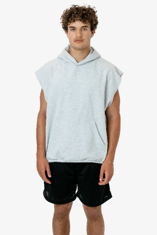 HF08 - Heavy Fleece Sleeveless Hoodie (Piece Dye) Hoodie with Turtle Neck Cozy Winter HF08 - Heavy Fleece Sleeveless Hoodie (Piece Dye) Hoodie with Turtle Neck Cozy Winter