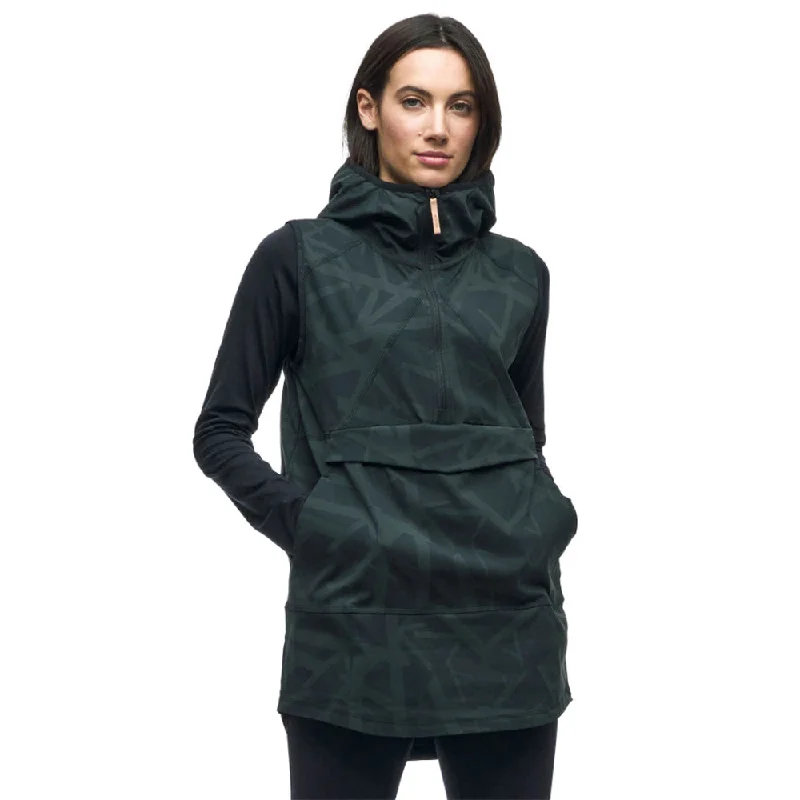 Indyeva Cangur Hooded Womens Sleeveless Tunic Hooded Sweatshirt Casual Wear Street Style Indyeva Cangur Hooded Womens Sleeveless Tunic Hooded Sweatshirt Casual Wear Street Style