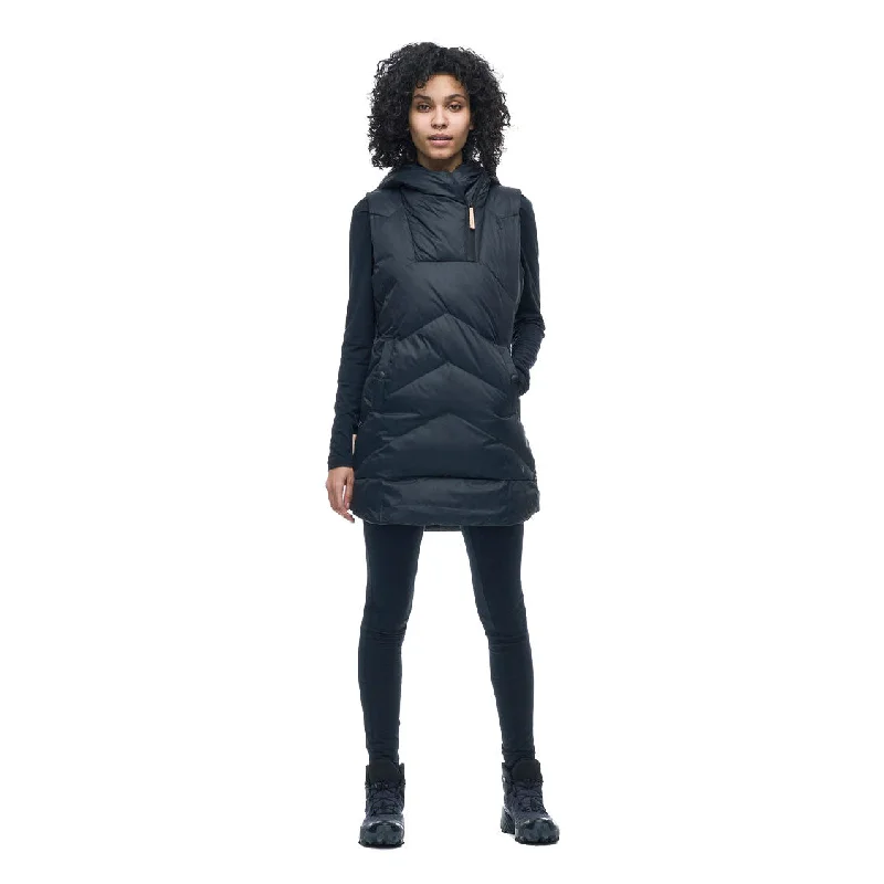 Indyeva Selimut Hooded Womens Vest Hoodie with Set-In Sleeves Structured Classic