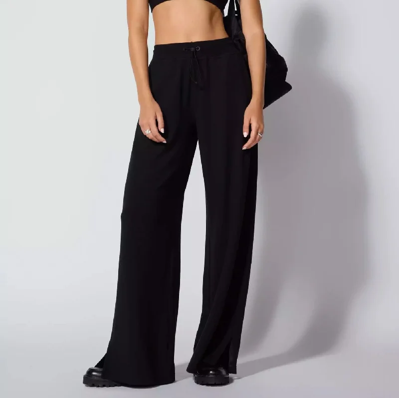 MPG - Serenity Wide Leg Pant Casual Track Pants