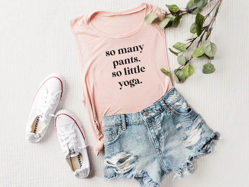 So Many Pants, so Little Yoga Trendy Tapered Pants