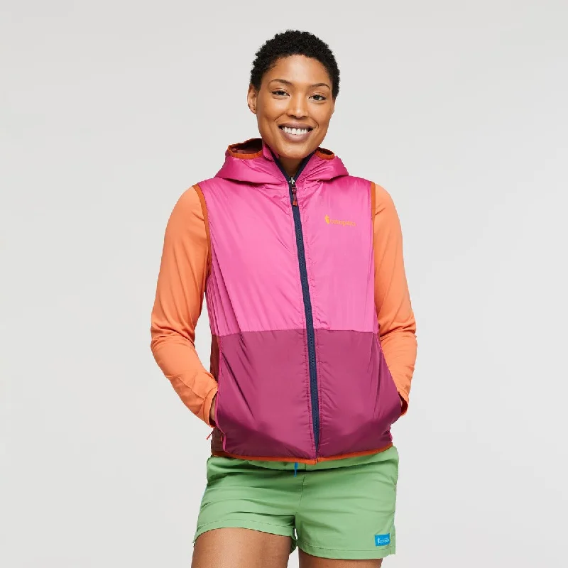 Teca Calido Hooded Vest - Womens Hoodie with Hood Adjustable Protection