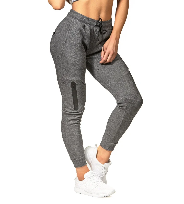 Womens Fusion Gym Pants - Carbon Grey Fashionable Sporty Pants