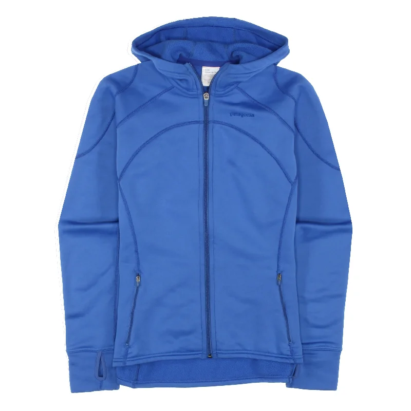 Women's Stretch Velocity Hoody Hoodie with Hidden Zipper Minimalist Clean