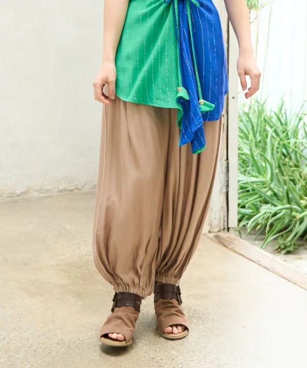 Bohemian Staple Drape Pants Casual Wide Pants