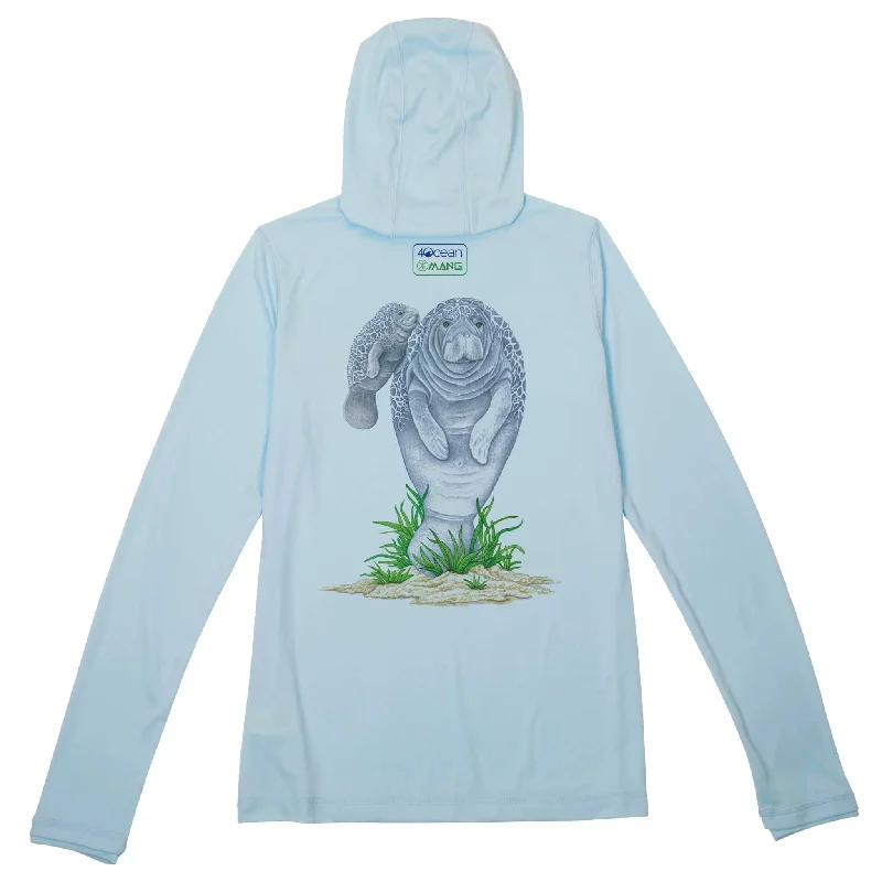 4ocean Mamma Manatee Eco Hoodie - Women's Hoodie with Relaxed Fit Easy Casual