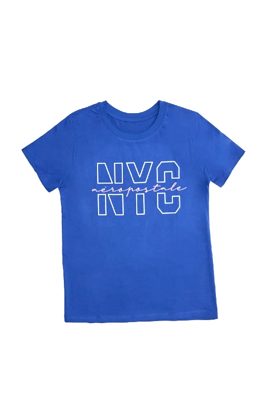 Aéropostale New York City Graphic Relaxed Tee Graphic T-Shirt Round Neck Polyester