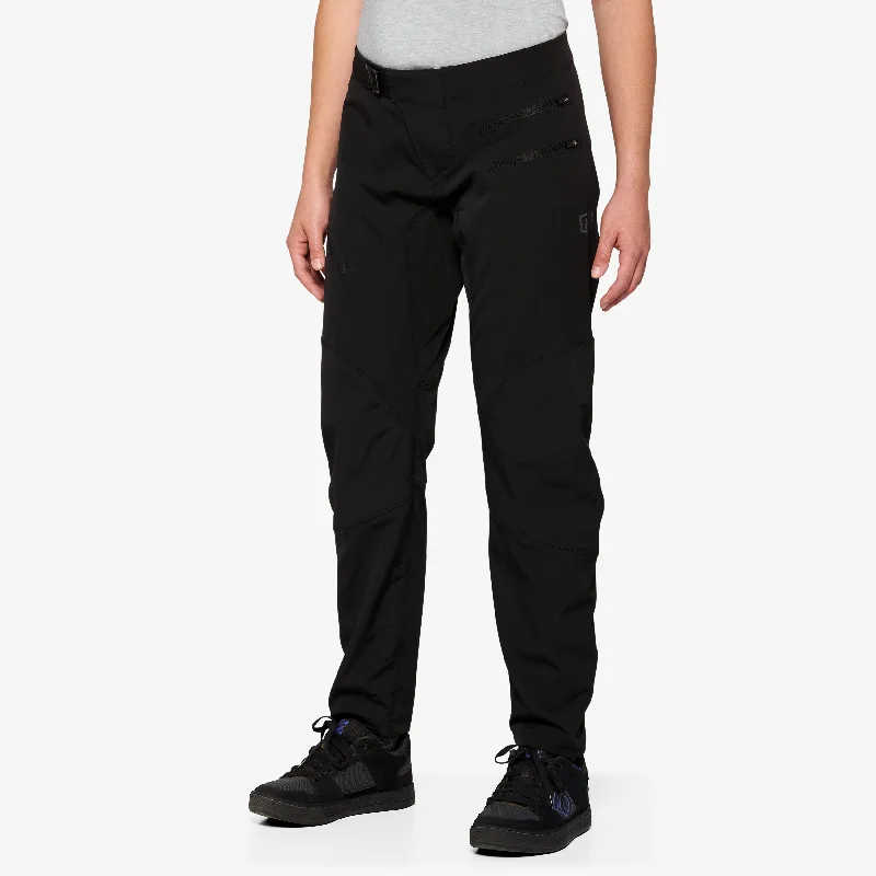 AIRMATIC Women's Pants Black Elegant Wool Trousers