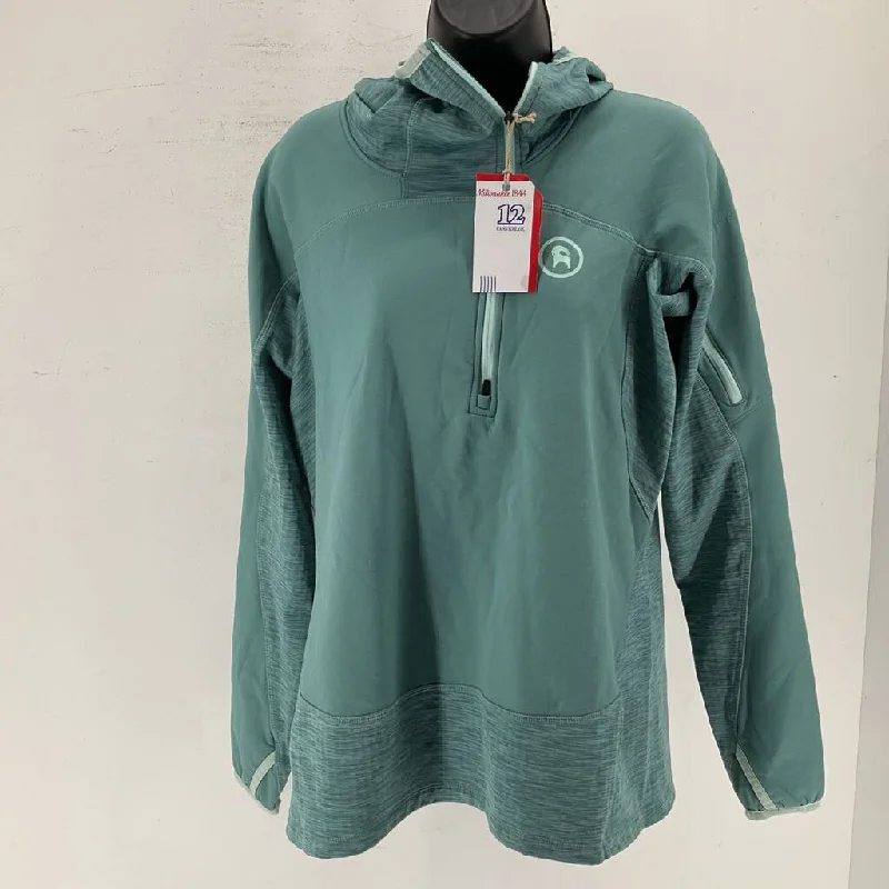 Backcountry Women's Hooded 1/2 Zip Baselayer Hoodie with Frayed Bohemian Relaxed