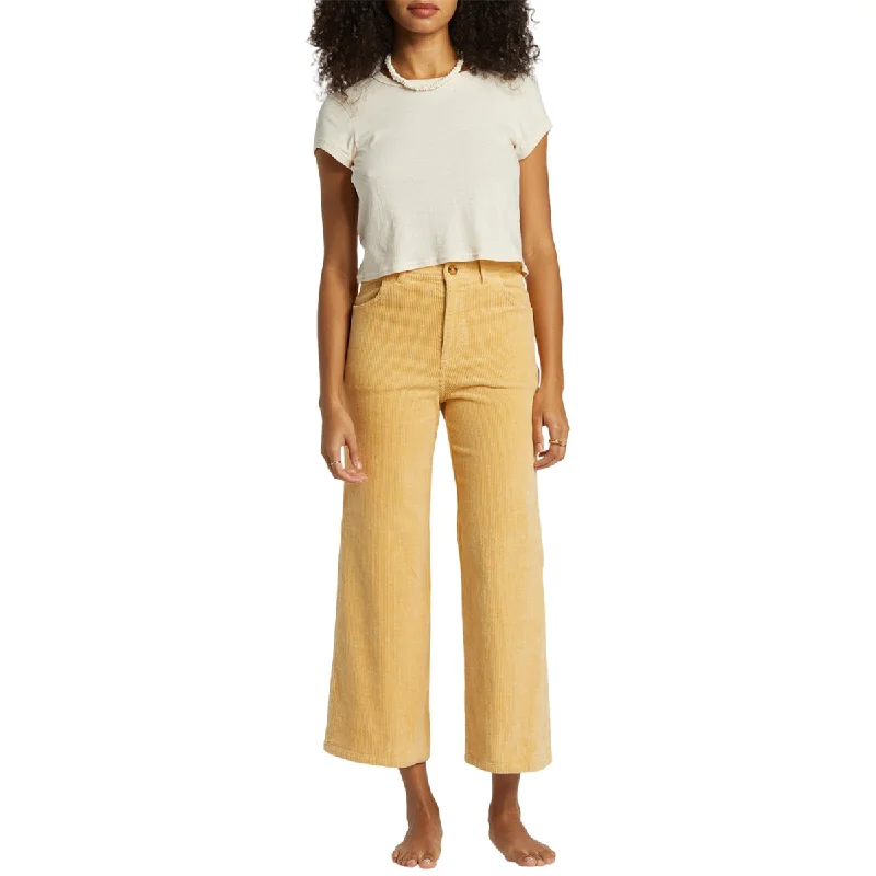 Billabong Women's Be Free Wide Leg Pants Comfy Cargo Trousers