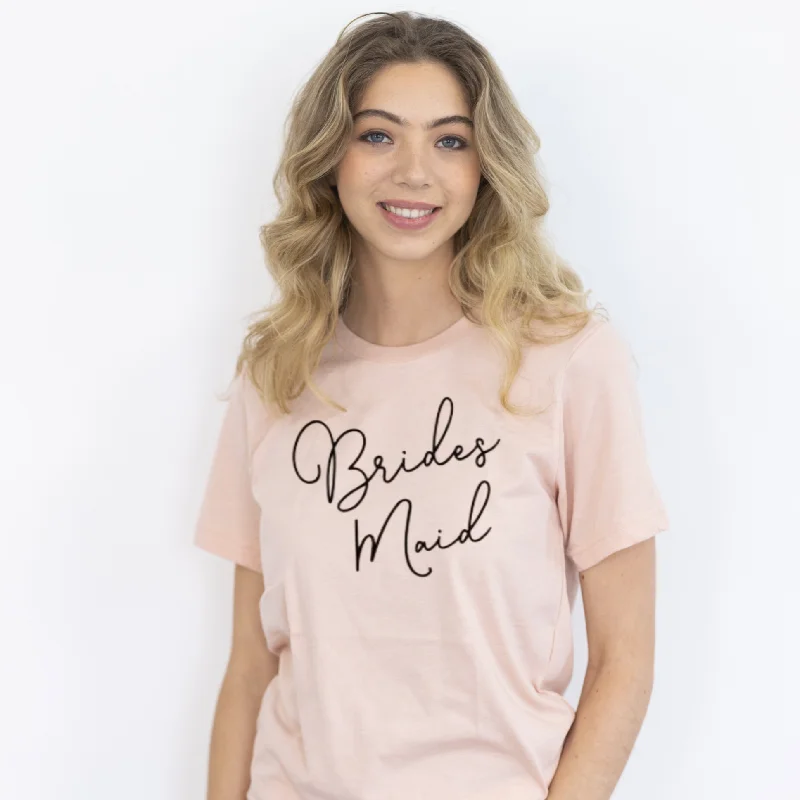 Wedding Blush T-Shirt - Semi Fitted Spandex Blend Rayon Blend Denim Blend