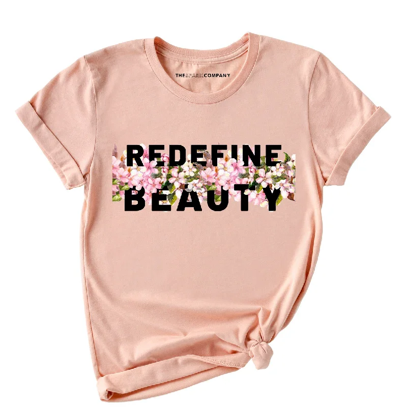 Body Positive Redefine Beauty Feminist T-Shirt Oversized T-Shirt Spandex breathable