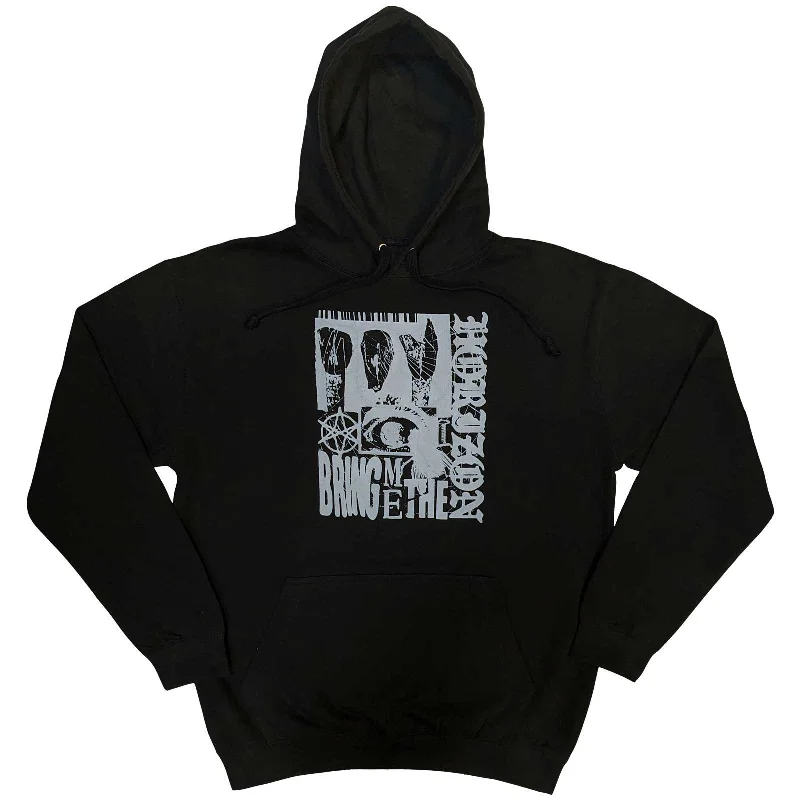 BRING ME THE HORIZON Attractive Hoodie, Bug Hoodie with Hem Frayed Vintage Worn