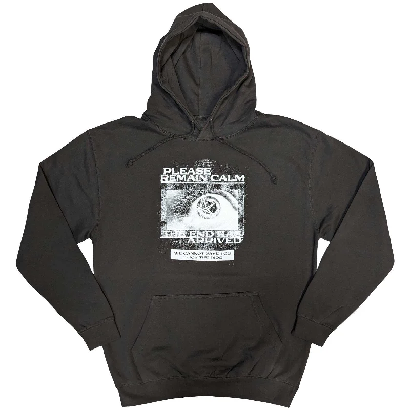 BRING ME THE HORIZON Attractive Hoodie, Remain Calm FP Hoodie with Hem Contrast Bold Stylish