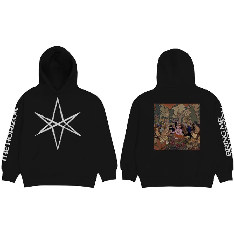 BRING ME THE HORIZON Attractive Hoodie, Hex Phsh Cover Hoodie Dress Longline Feminine BRING ME THE HORIZON Attractive Hoodie, Hex Phsh Cover Hoodie Dress Longline Feminine