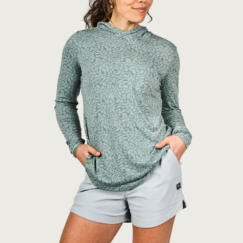 Women's Buxton Tech Hoodie Hoodie with Pastel Soft Subtle
