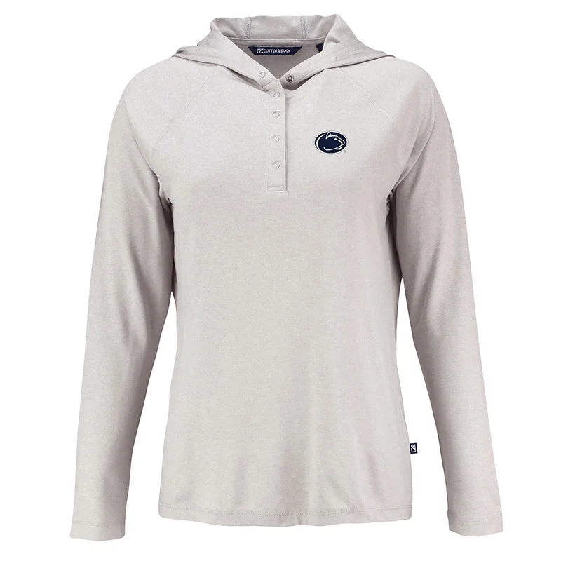 Cutter & Buck Ladies Coastline Lightweight Hoodie Hoodie with Hem Drawcord Adjustable Customizable Cutter & Buck Ladies Coastline Lightweight Hoodie Hoodie with Hem Drawcord Adjustable Customizable