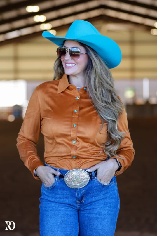 CANYON STRETCH SUEDE PERFORMANCE RODEO SHIRT Zippered Buttoned Snapped